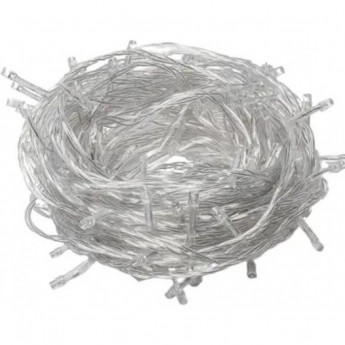 Гирлянда ECOLA LED N5RV03ELC 220V IP44 Бахрома наращиваемая (базовая секция) 3x(0.2-0.5)м 150Led 4000K, 8 режимов, прозр.провод с вилкой