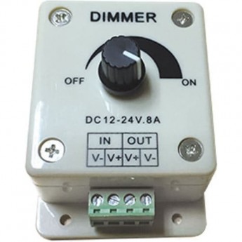 Контроллер для светодиодной ленты ECOLA LED STRIP DIMMER CDM08AESB 8A 96W 12V Контроллер для светодиодной ленты ECOLA LED STRIP DIMMER CDM08AESB 8A 96W 12V