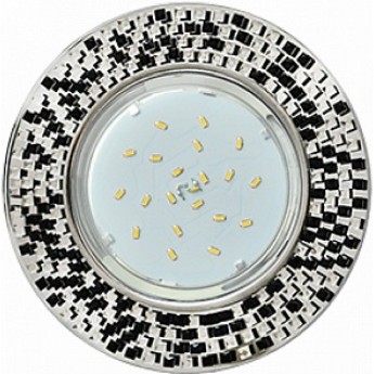 Встраиваемый светильник ECOLA GX53 H4 5319 GLASS FU53RMECB черной мозаикой/фон зерк./центр.часть хром 40x123 (к+) Встраиваемый светильник ECOLA GX53 H4 5319 GLASS FU53RMECB черной мозаикой/фон зерк./центр.часть хром 40x123 (к+)