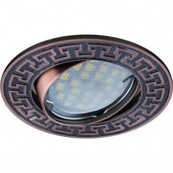 Встраиваемый светильник (литой) ECOLA MR16 DL111 FR1606EFF черненая медь Встраиваемый светильник (литой) ECOLA MR16 DL111 FR1606EFF черненая медь