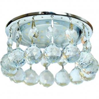 Встраиваемый светильникECOLA GX53 H4 GLASS FB53RVECB прозрачный, хром Встраиваемый светильникECOLA GX53 H4 GLASS FB53RVECB прозрачный, хром